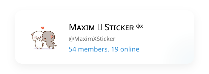 Sticker Chat Group